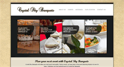 Desktop Screenshot of crystalskybanquets.com